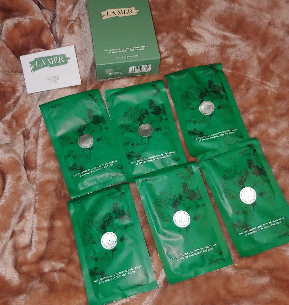 🌿🌸 New 6 La Mer Hydrating Lotion Mask Set 🌸🌿